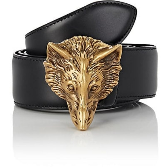 gucci wolf belt